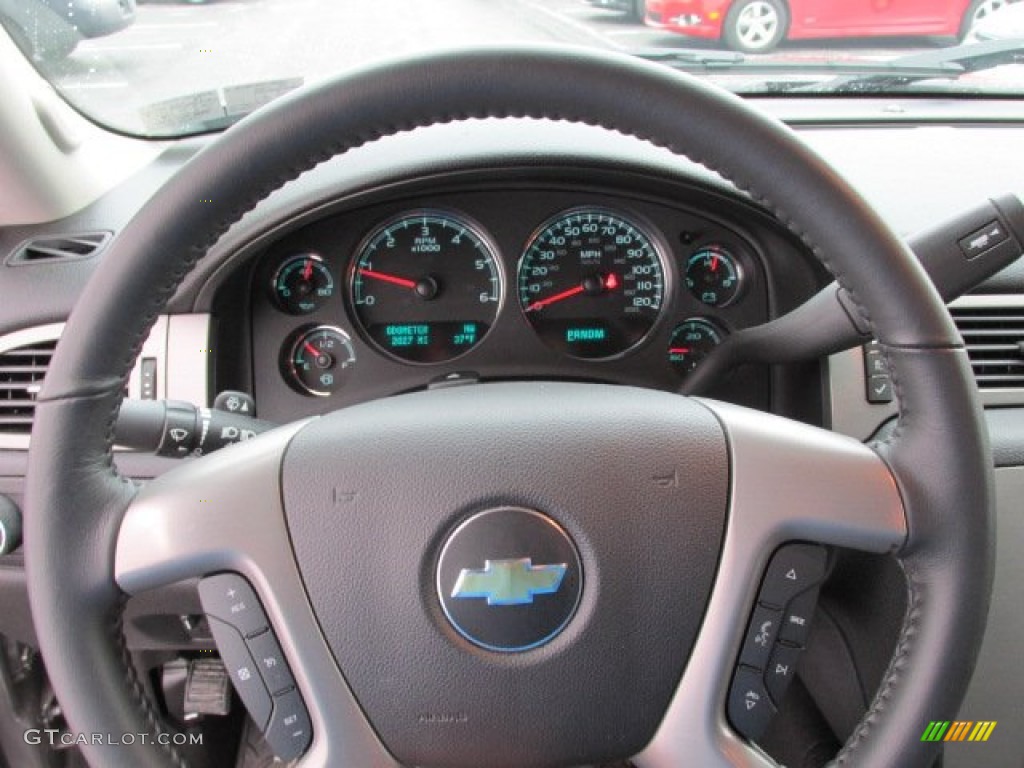 2012 Silverado 1500 LTZ Extended Cab 4x4 - Graystone Metallic / Ebony photo #22