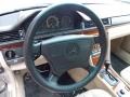 1995 Mercedes-Benz E Parchment Interior Steering Wheel Photo