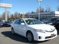 Super White 2010 Toyota Camry Hybrid