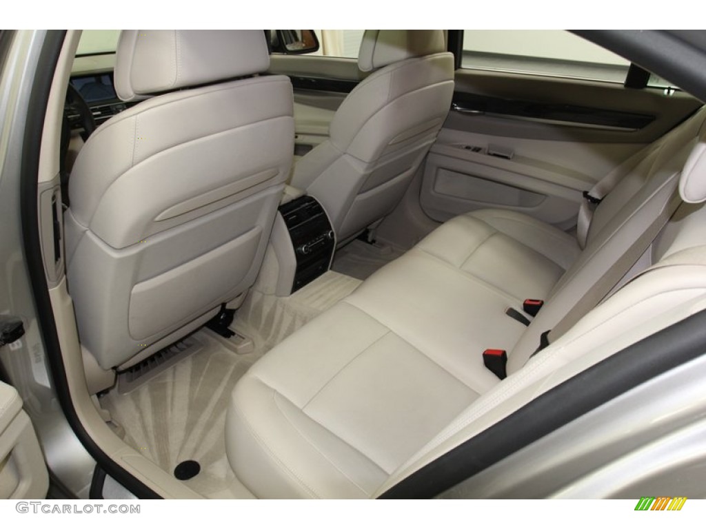 2010 7 Series 750i Sedan - Cashmere Silver Metallic / Oyster Nappa Leather photo #31