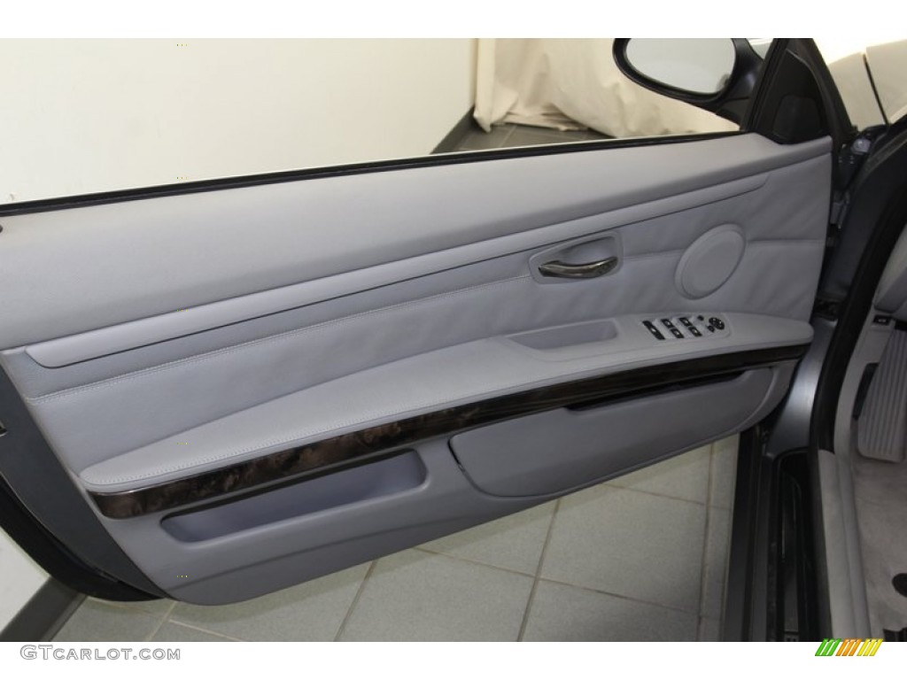 2008 BMW 3 Series 328i Convertible Gray Door Panel Photo #79095776