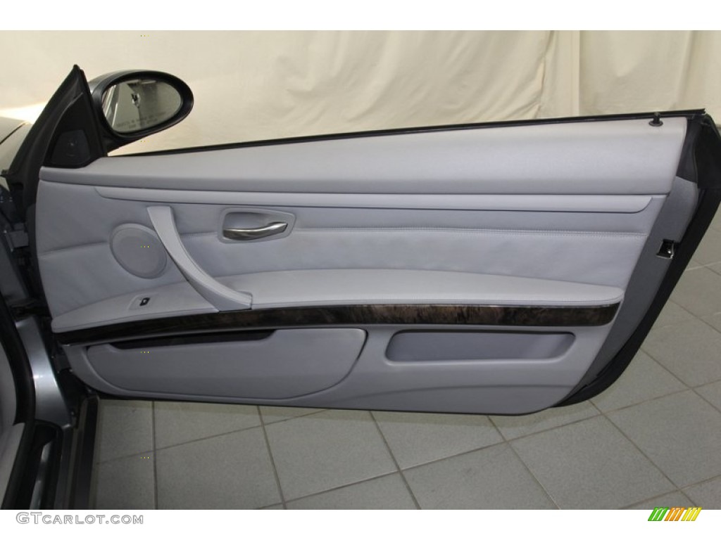 2008 BMW 3 Series 328i Convertible Gray Door Panel Photo #79096110