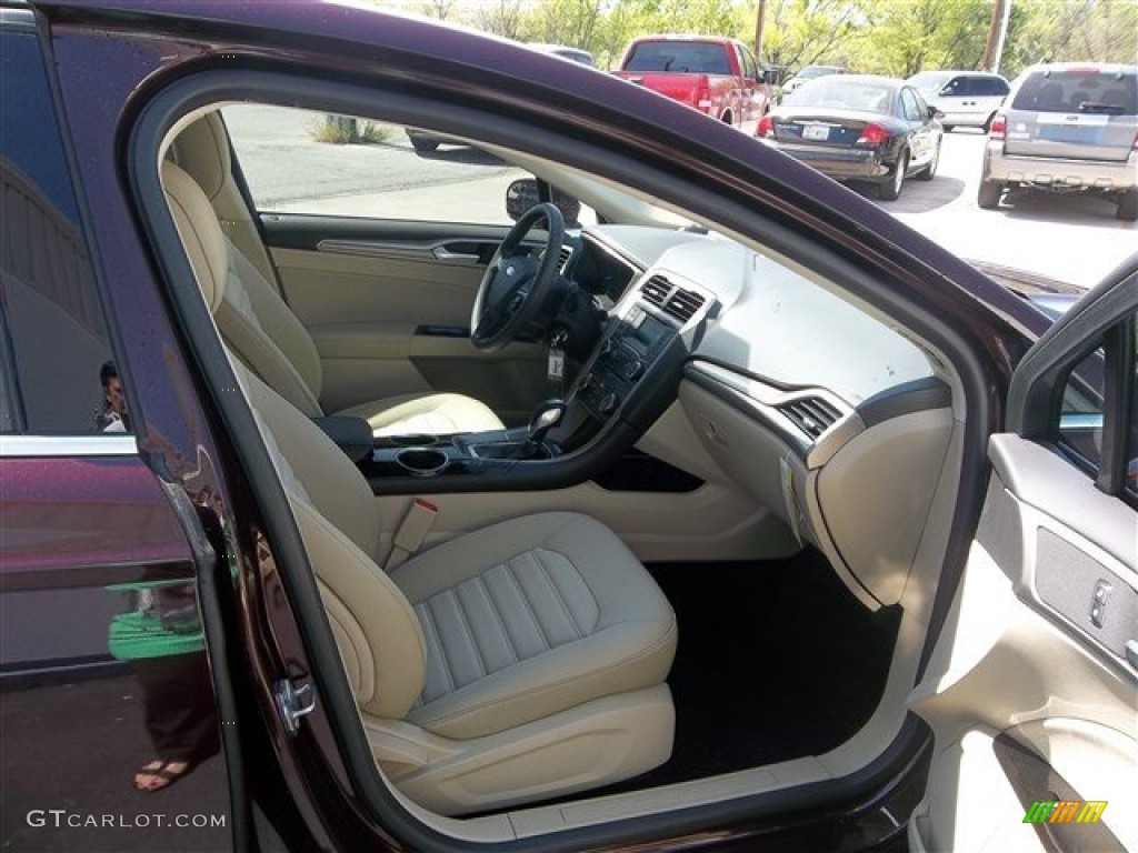 2013 Fusion SE 1.6 EcoBoost - Bordeaux Reserve Red Metallic / Dune photo #12