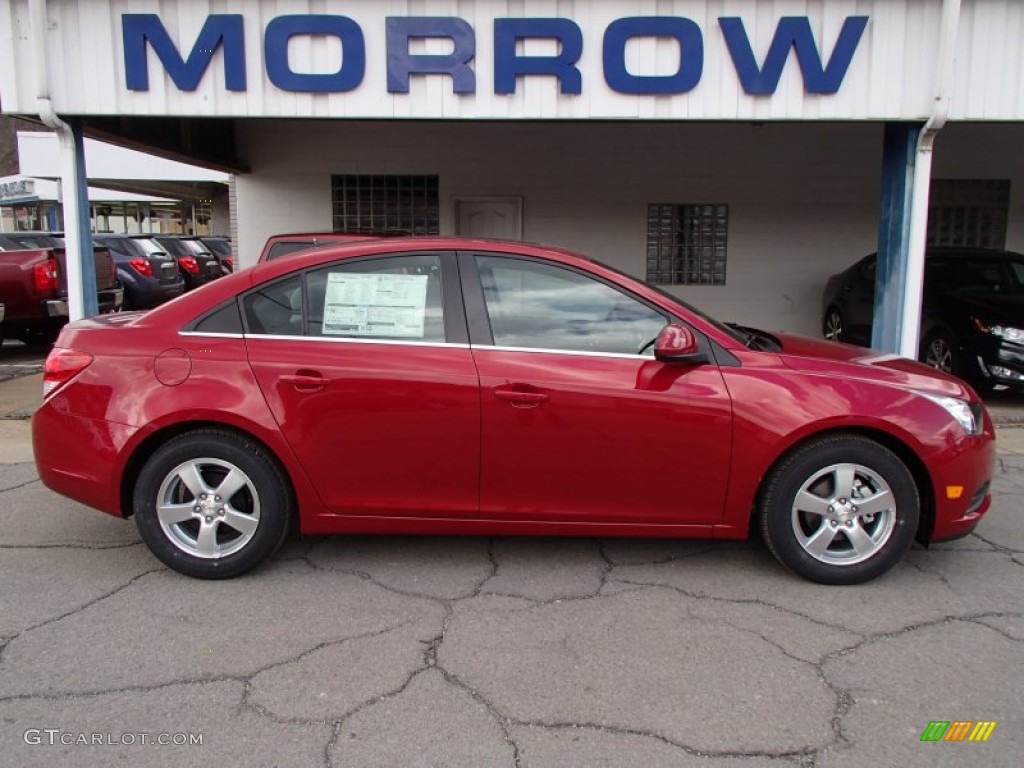 2013 Cruze LT - Crystal Red Metallic Tintcoat / Medium Titanium photo #1