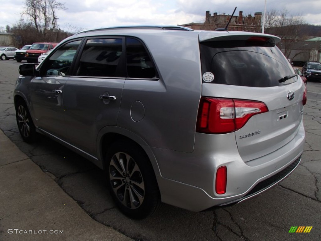 2014 Sorento SX V6 AWD - Bright Silver / Black photo #6