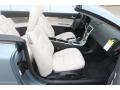 2013 Volvo C70 Calcite/Off Black Interior Front Seat Photo