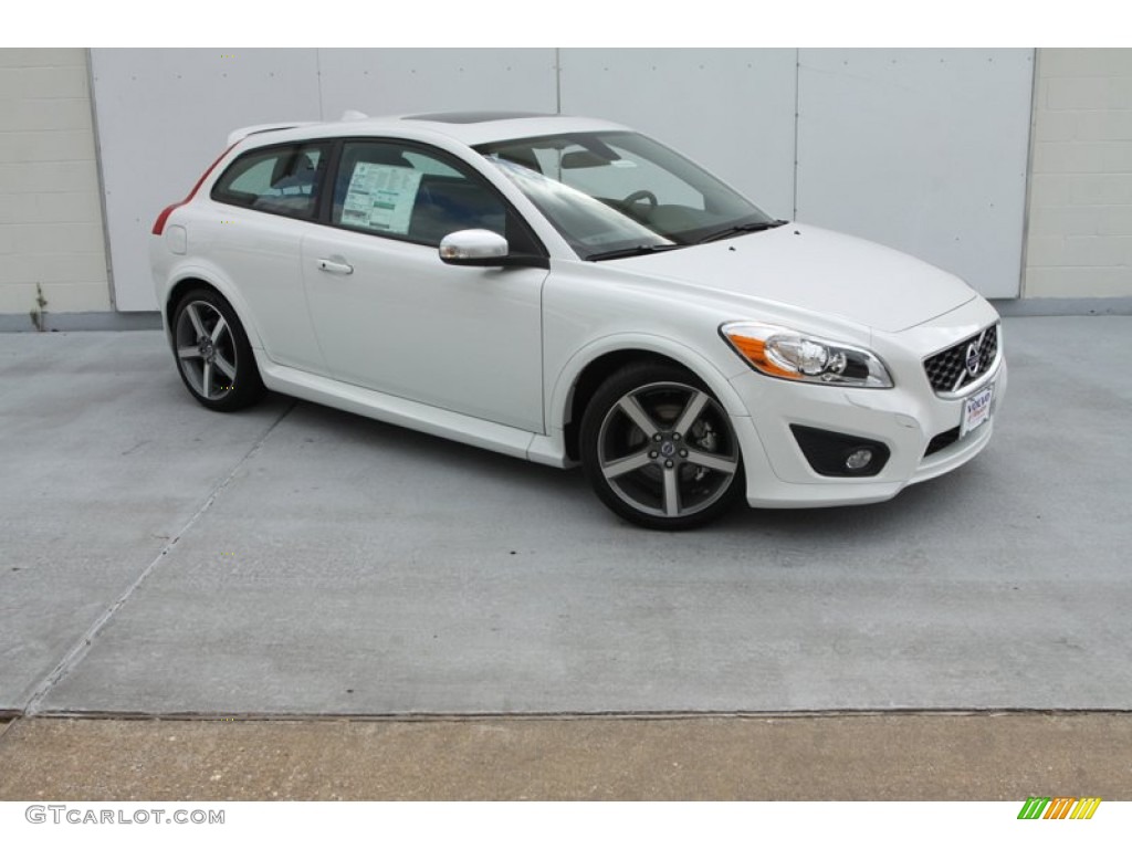2013 C30 T5 R-Design - Ice White / Off Black photo #1