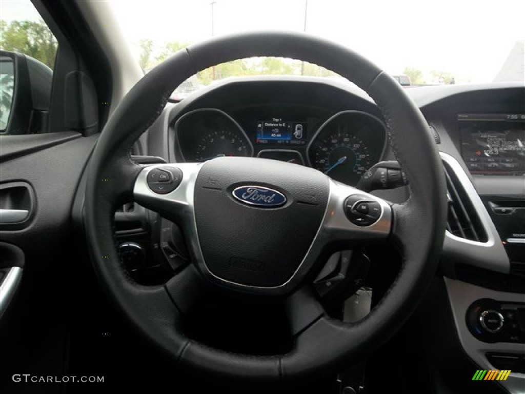 2013 Focus SE Sedan - Sterling Gray / Charcoal Black photo #17