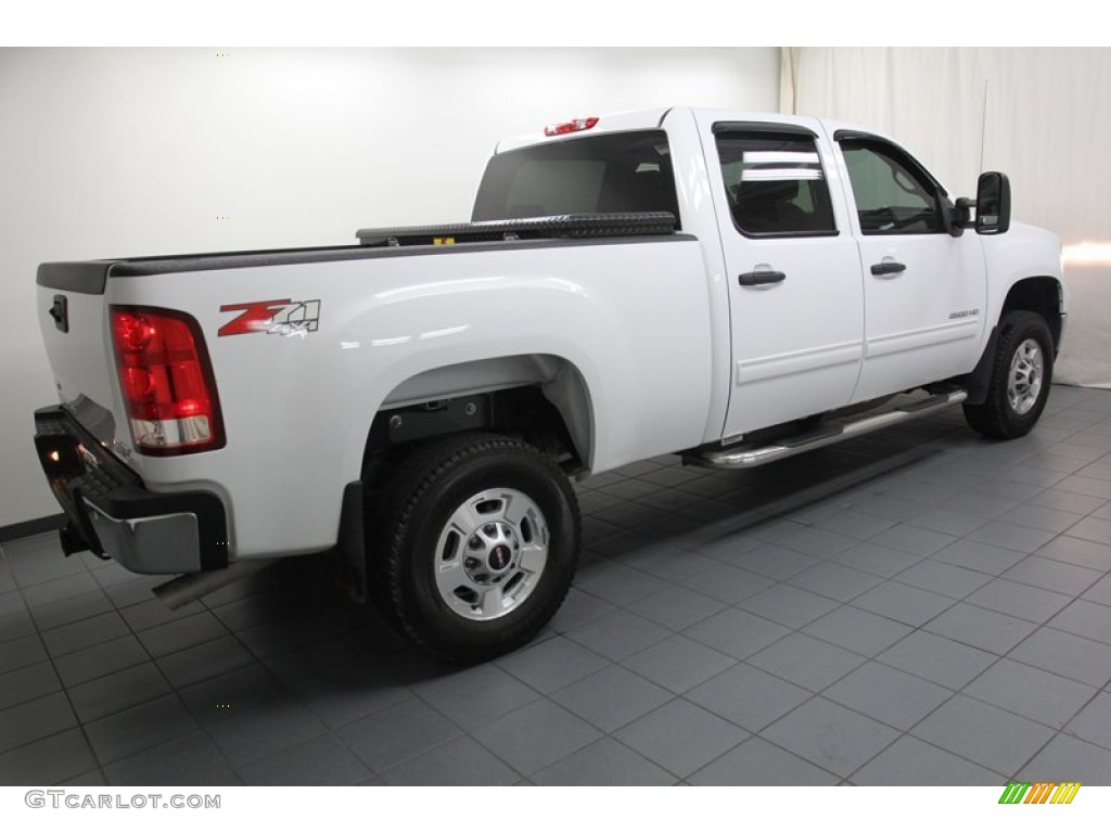 Summit White 2012 GMC Sierra 2500HD SLE Crew Cab 4x4 Exterior Photo #79098807