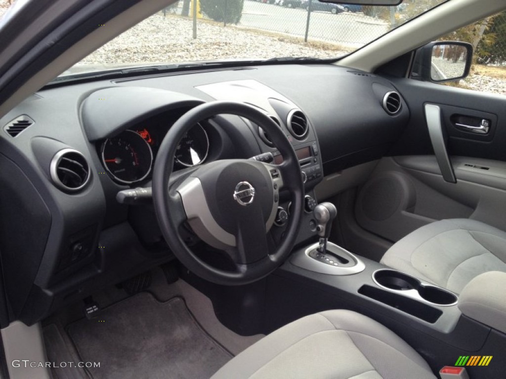 Gray Interior 2010 Nissan Rogue S AWD Photo #79098937