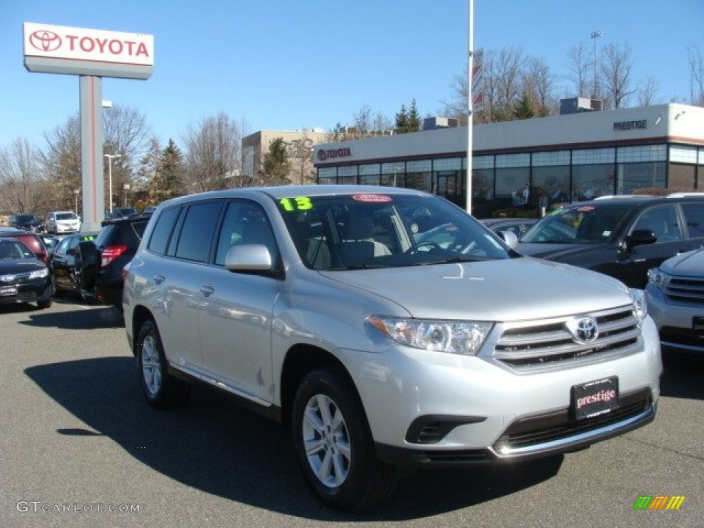 2013 Highlander V6 4WD - Classic Silver Metallic / Ash photo #1