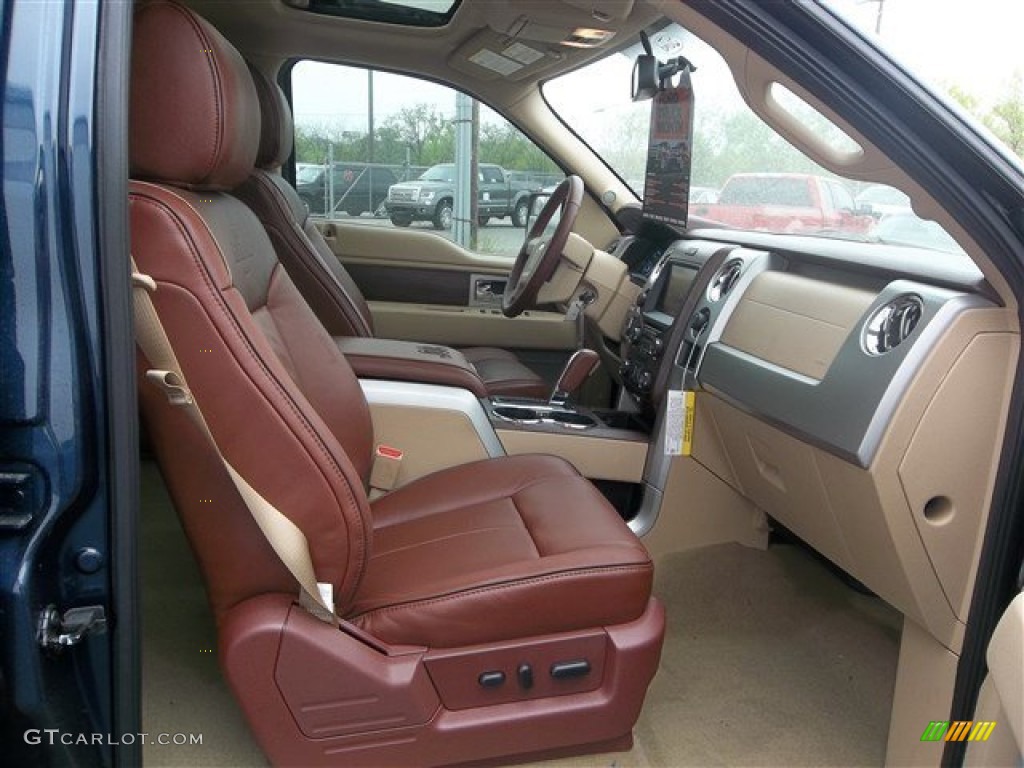 2013 F150 King Ranch SuperCrew 4x4 - Blue Jeans Metallic / King Ranch Chaparral Leather photo #15