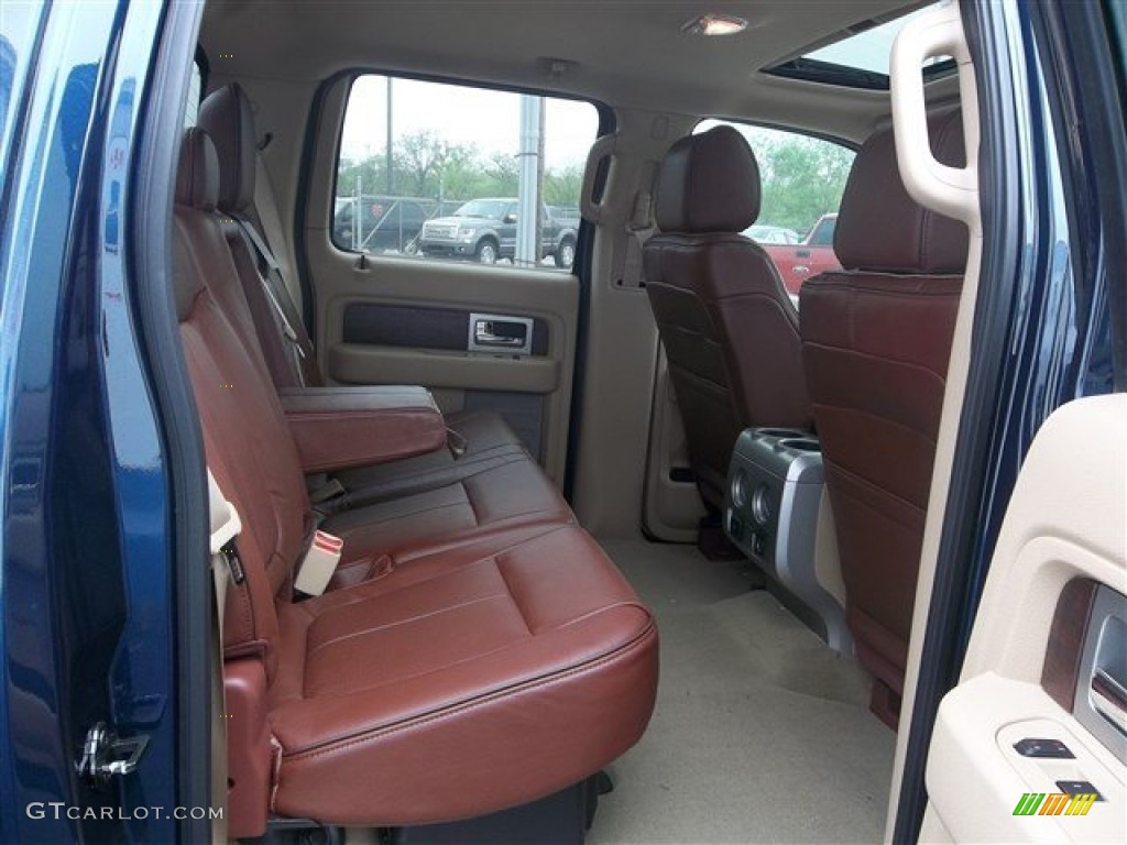 2013 F150 King Ranch SuperCrew 4x4 - Blue Jeans Metallic / King Ranch Chaparral Leather photo #16