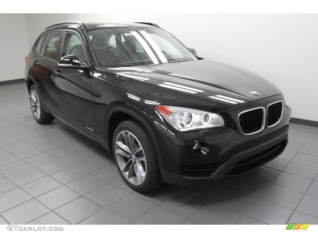Black Sapphire Metallic 2013 BMW X1 xDrive 35i Exterior Photo #79099444