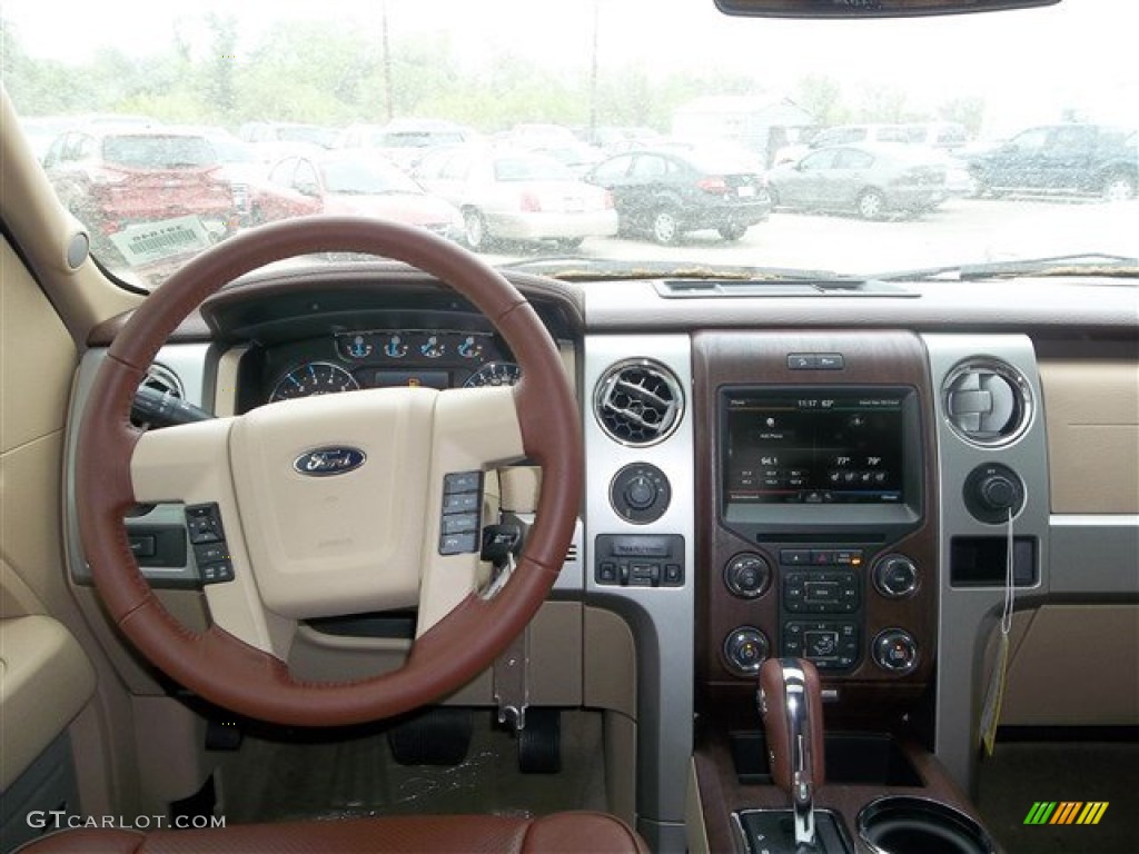 2013 F150 King Ranch SuperCrew 4x4 - Blue Jeans Metallic / King Ranch Chaparral Leather photo #19