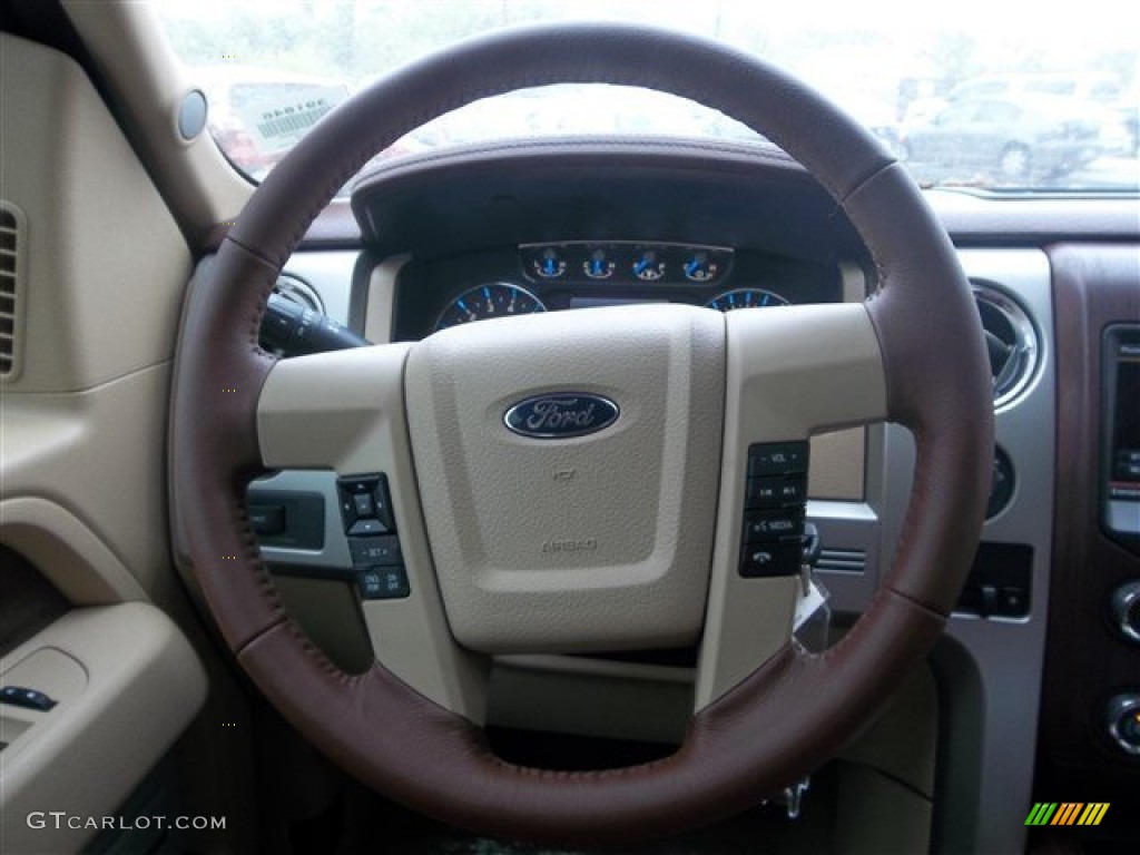 2013 F150 King Ranch SuperCrew 4x4 - Blue Jeans Metallic / King Ranch Chaparral Leather photo #20