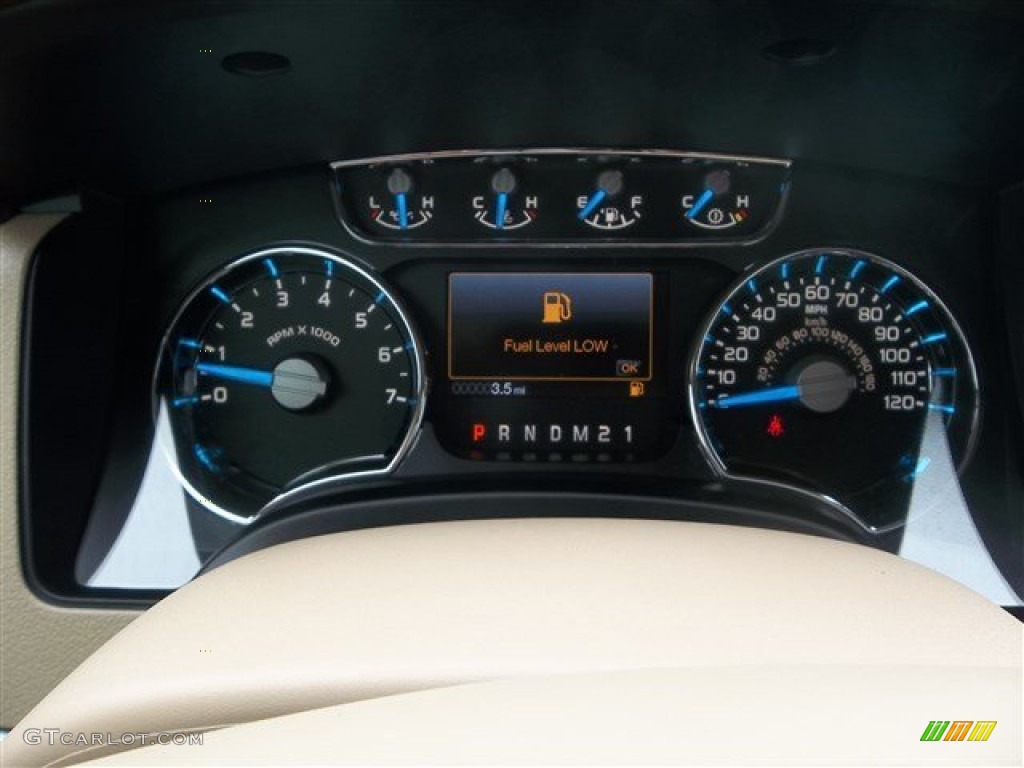 2013 F150 King Ranch SuperCrew 4x4 - Blue Jeans Metallic / King Ranch Chaparral Leather photo #24
