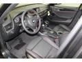 2013 BMW X1 Black Interior Front Seat Photo