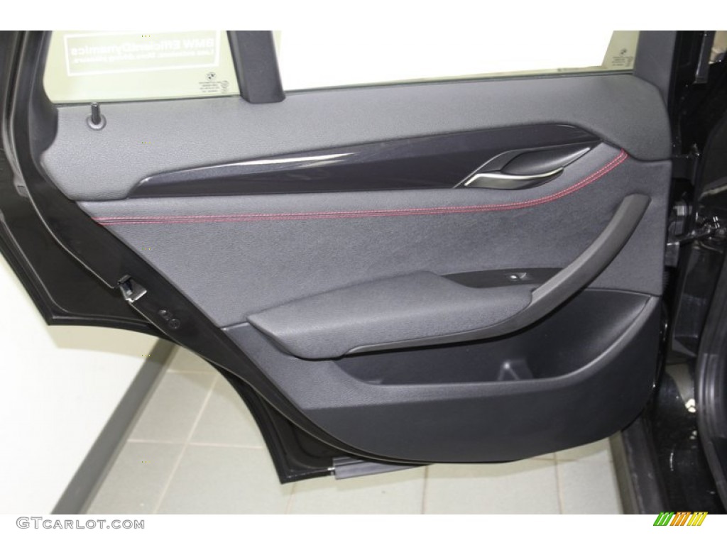 2013 BMW X1 xDrive 35i Black Door Panel Photo #79099864