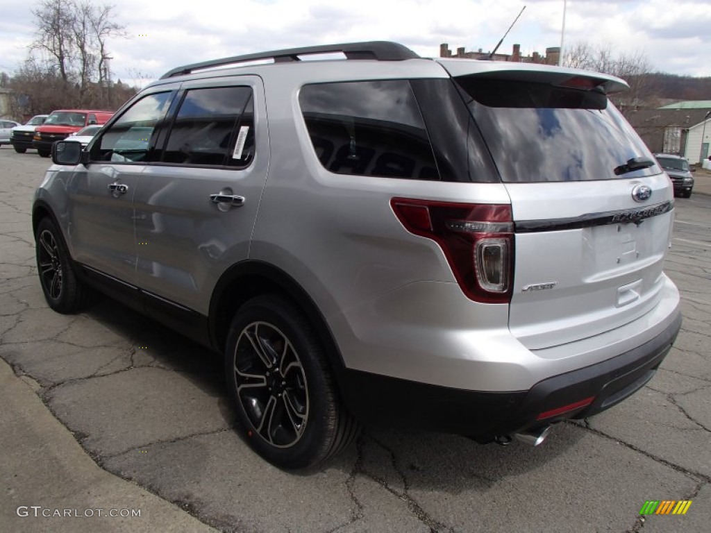 2013 Explorer Sport 4WD - Ingot Silver Metallic / Charcoal Black photo #6