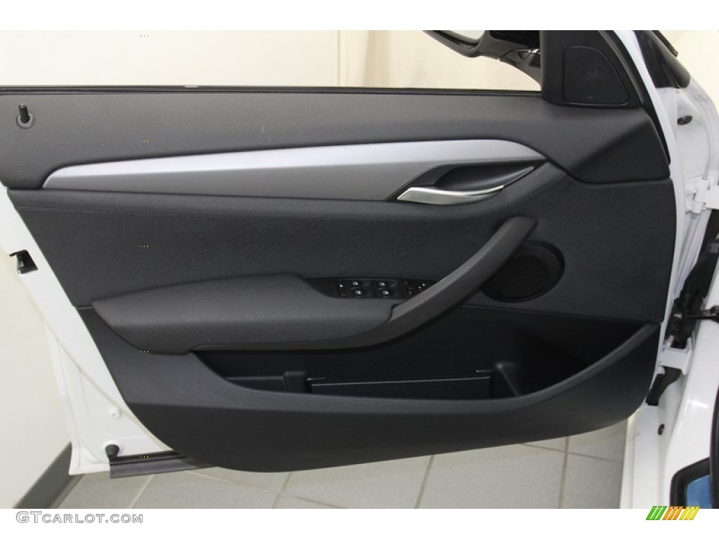 2013 BMW X1 xDrive 35i Black Door Panel Photo #79100172