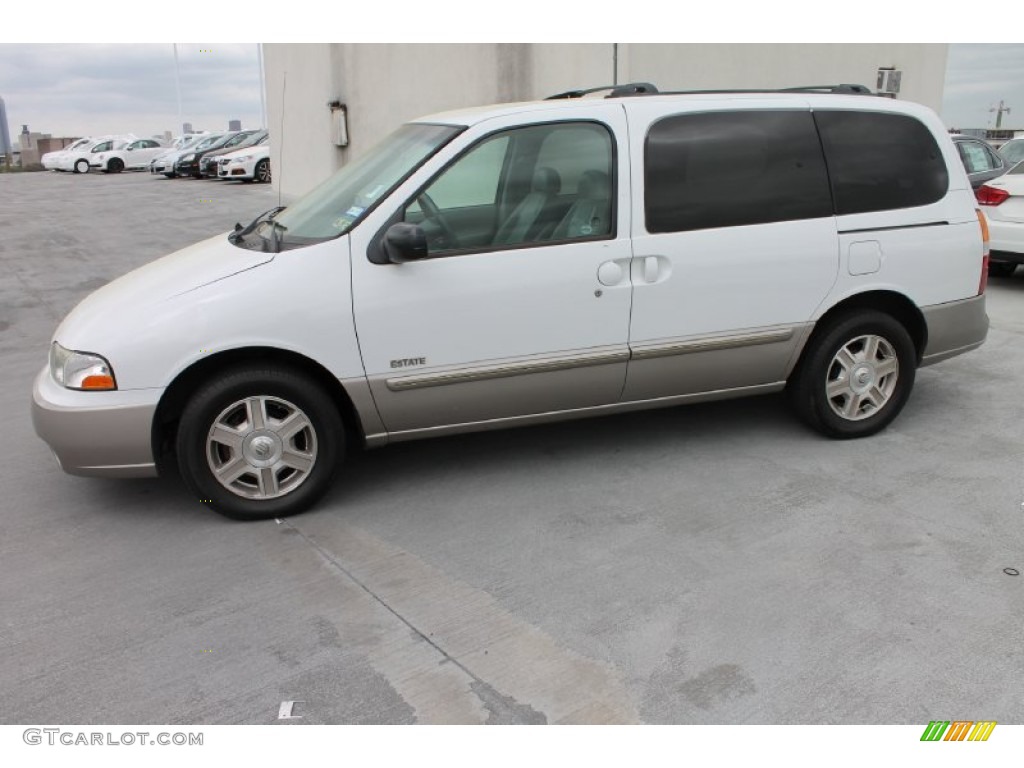 Oxford White 2002 Mercury Villager Estate Exterior Photo #79100244