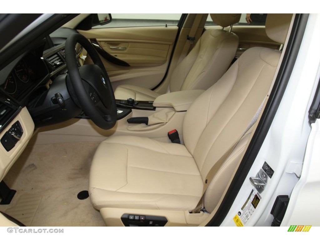 2013 3 Series 328i Sedan - Alpine White / Venetian Beige photo #3
