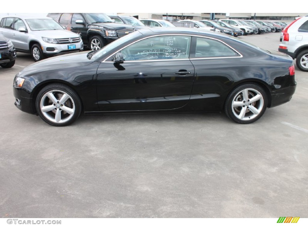 Brilliant Black 2010 Audi A5 2.0T quattro Coupe Exterior Photo #79102351