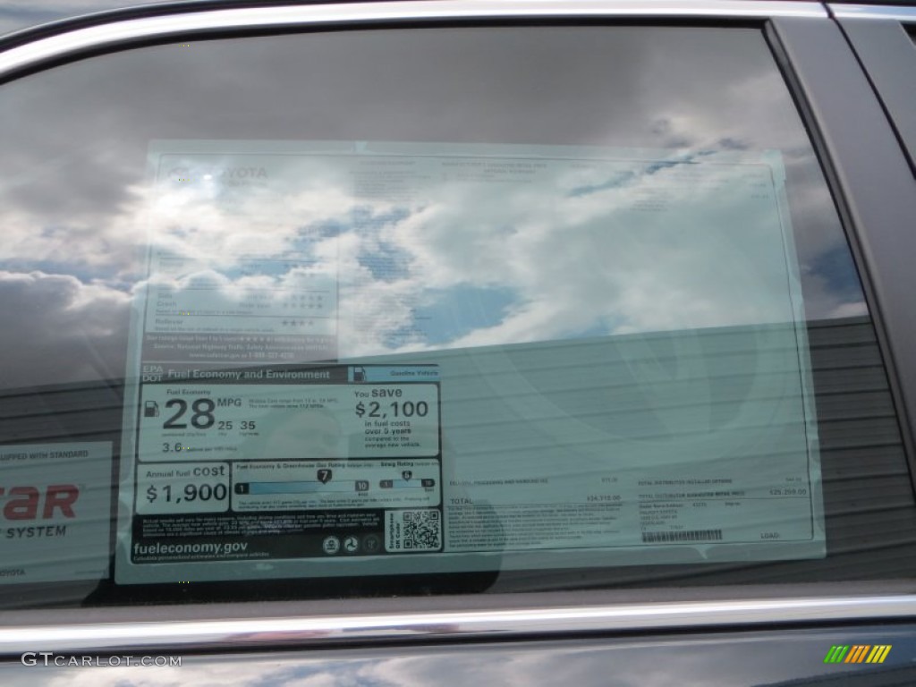 2013 Camry SE - Cosmic Gray Metallic / Black/Ash photo #17