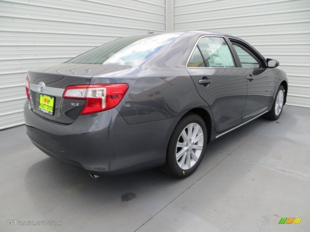 2013 Camry XLE V6 - Magnetic Gray Metallic / Ash photo #4