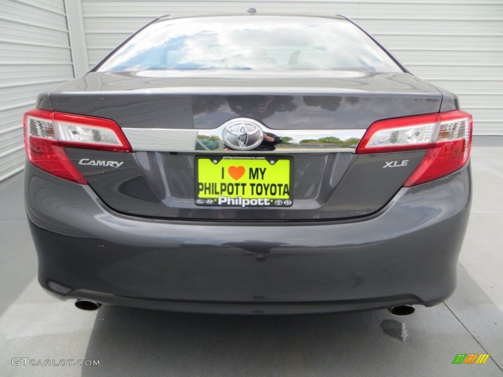 2013 Camry XLE V6 - Magnetic Gray Metallic / Ash photo #5