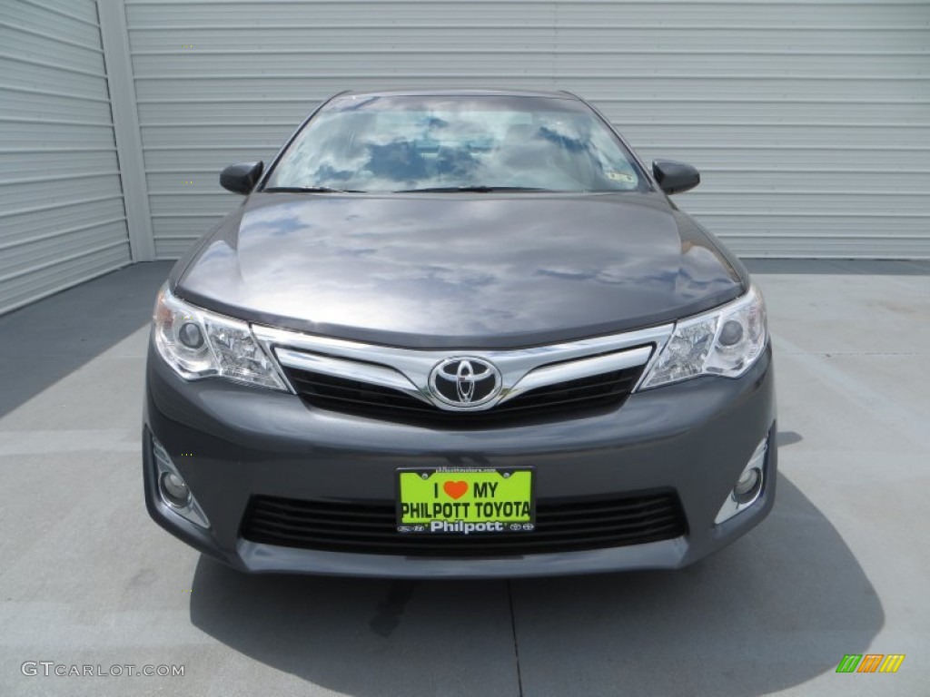 2013 Camry XLE V6 - Magnetic Gray Metallic / Ash photo #10