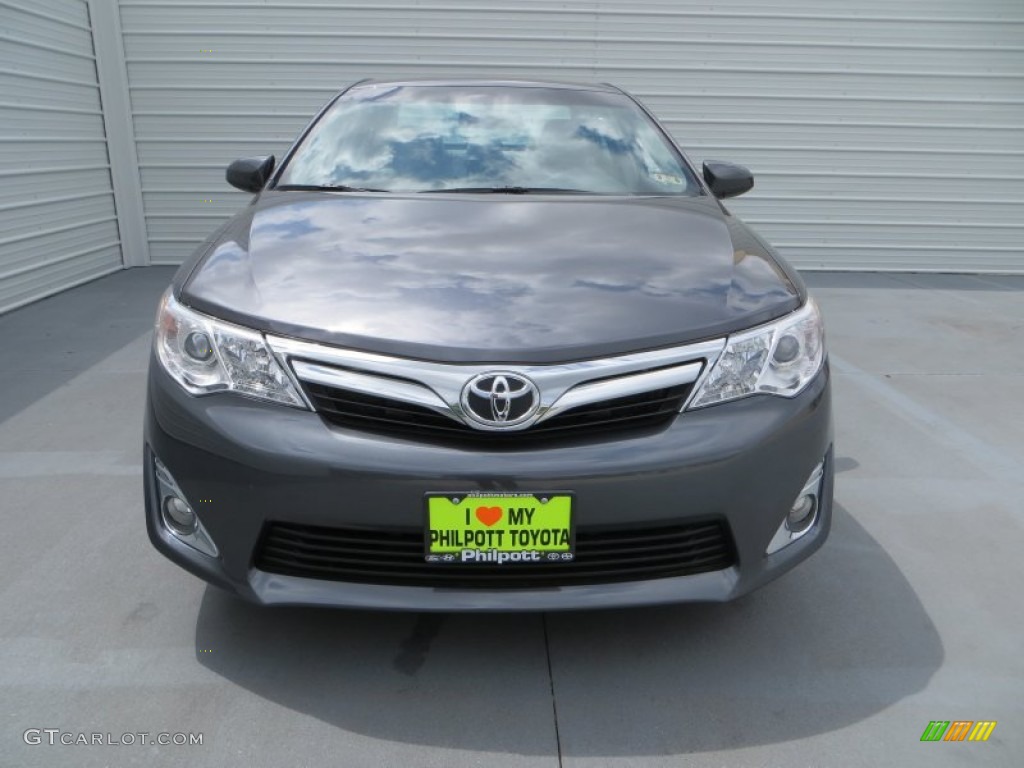 2013 Camry XLE V6 - Magnetic Gray Metallic / Ash photo #11