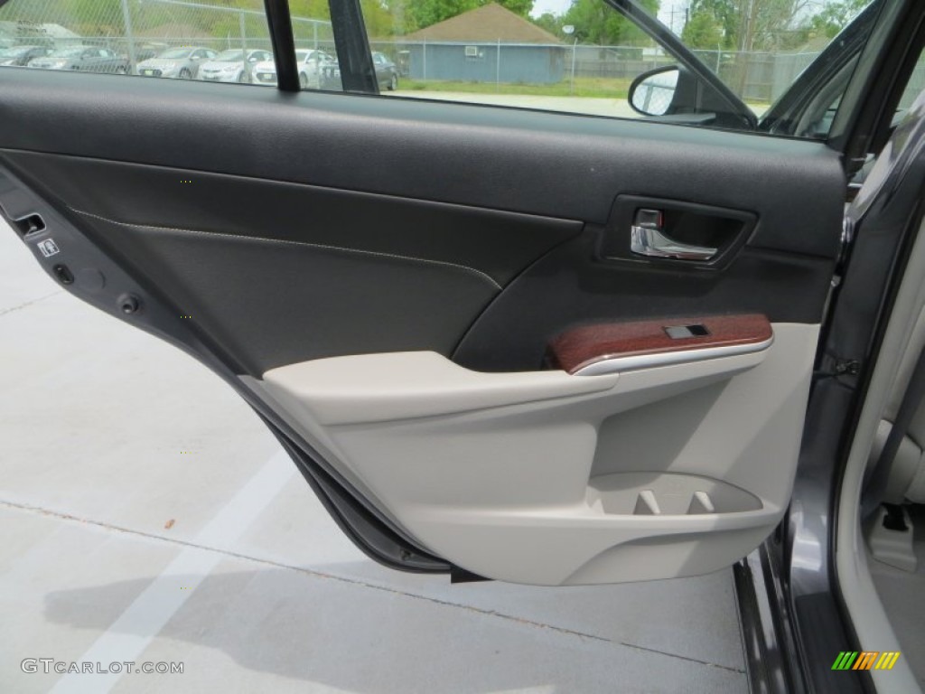 2013 Camry XLE V6 - Magnetic Gray Metallic / Ash photo #20