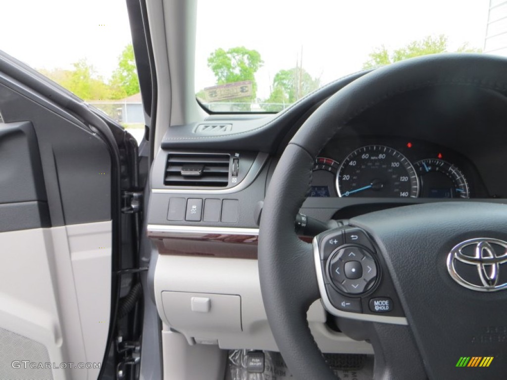 2013 Camry XLE V6 - Magnetic Gray Metallic / Ash photo #34