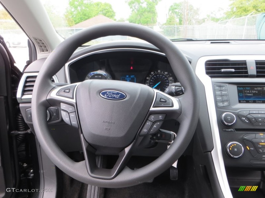 2013 Fusion S - Tuxedo Black Metallic / Earth Gray photo #30