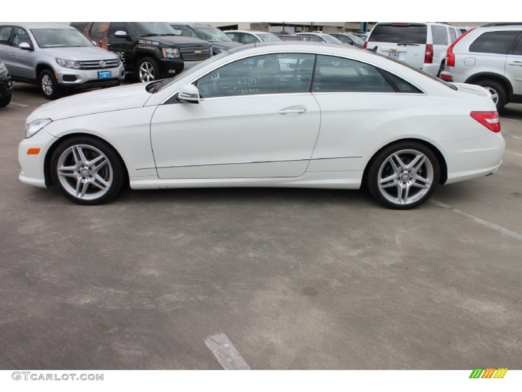 2011 E 550 Coupe - Arctic White / Black photo #5