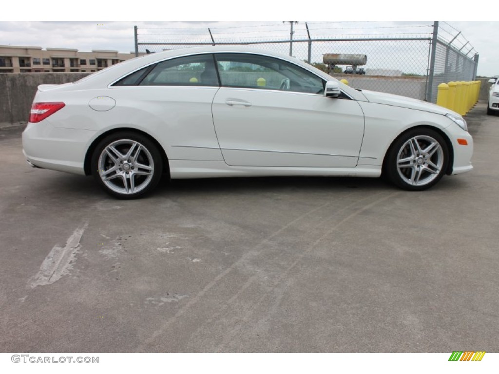 2011 E 550 Coupe - Arctic White / Black photo #10