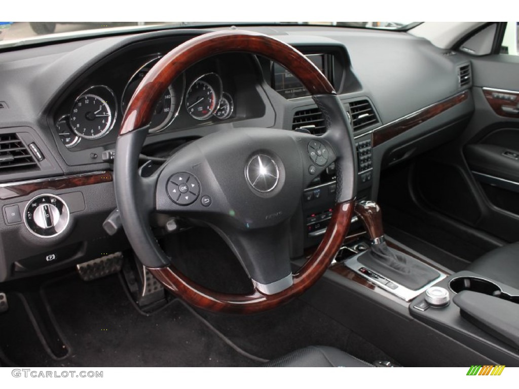 2011 E 550 Coupe - Arctic White / Black photo #14