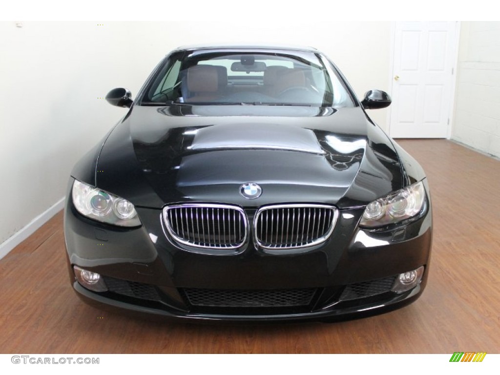 2007 3 Series 328i Convertible - Black Sapphire Metallic / Saddle Brown/Black photo #13