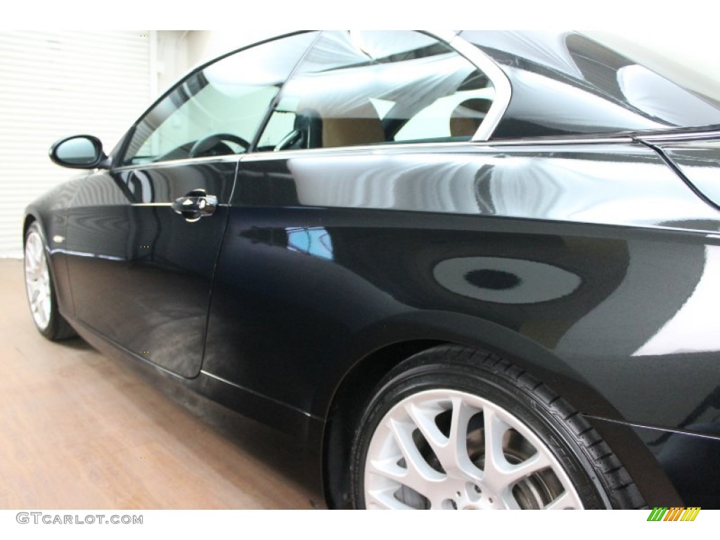 2007 3 Series 328i Convertible - Black Sapphire Metallic / Saddle Brown/Black photo #15
