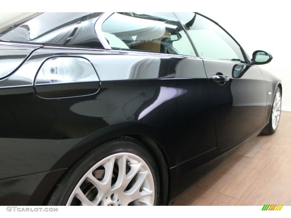 2007 3 Series 328i Convertible - Black Sapphire Metallic / Saddle Brown/Black photo #16