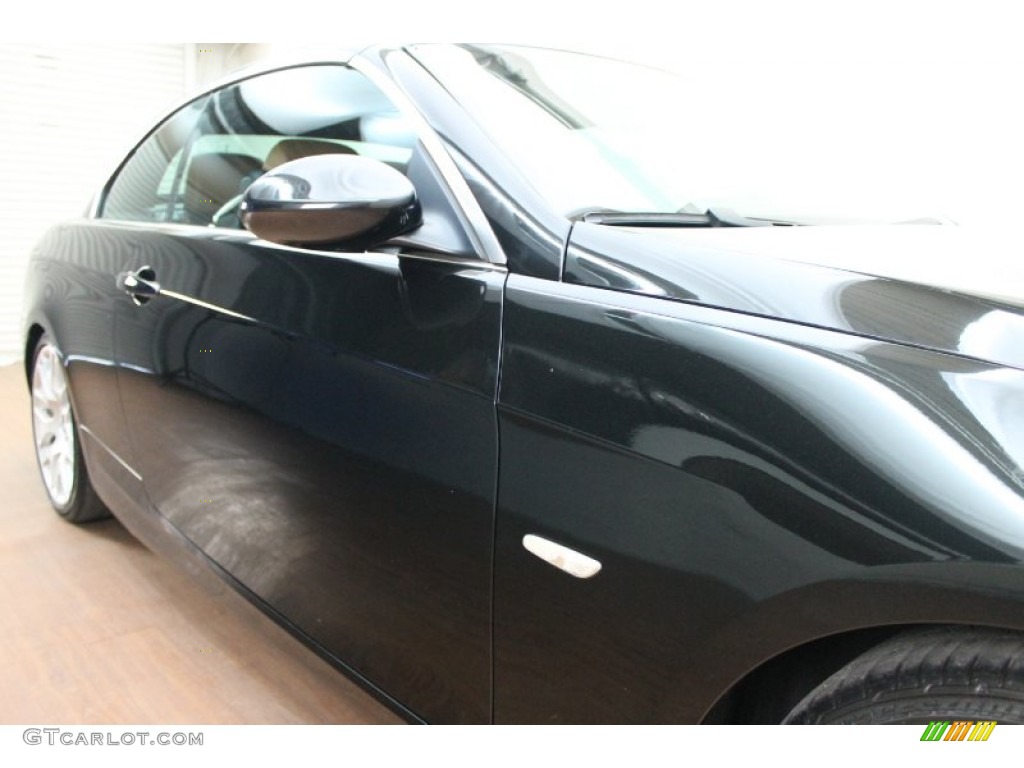 2007 3 Series 328i Convertible - Black Sapphire Metallic / Saddle Brown/Black photo #17