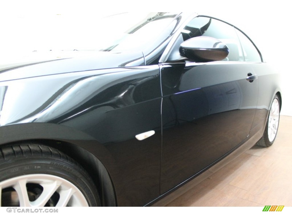 2007 3 Series 328i Convertible - Black Sapphire Metallic / Saddle Brown/Black photo #18