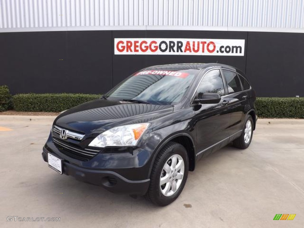 2008 CR-V EX - Nighthawk Black Pearl / Ivory photo #2