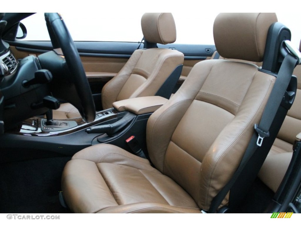 2007 3 Series 328i Convertible - Black Sapphire Metallic / Saddle Brown/Black photo #23