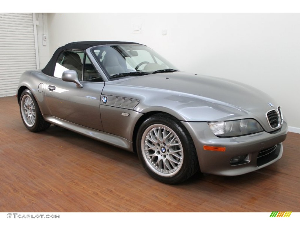 Steel Grey Metallic 2001 BMW Z3 3.0i Roadster Exterior Photo #79105957