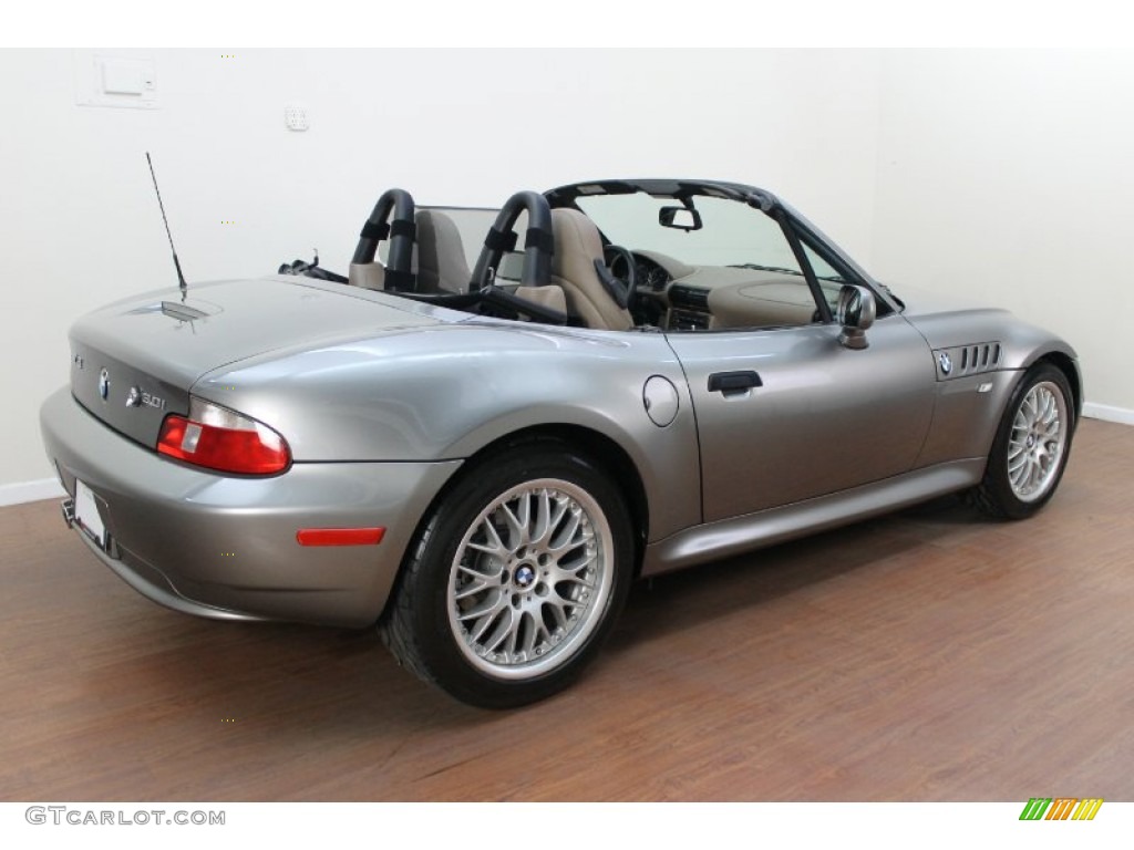 Steel Grey Metallic 2001 BMW Z3 3.0i Roadster Exterior Photo #79105979