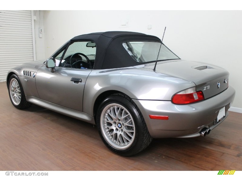 2001 Z3 3.0i Roadster - Steel Grey Metallic / Beige photo #8