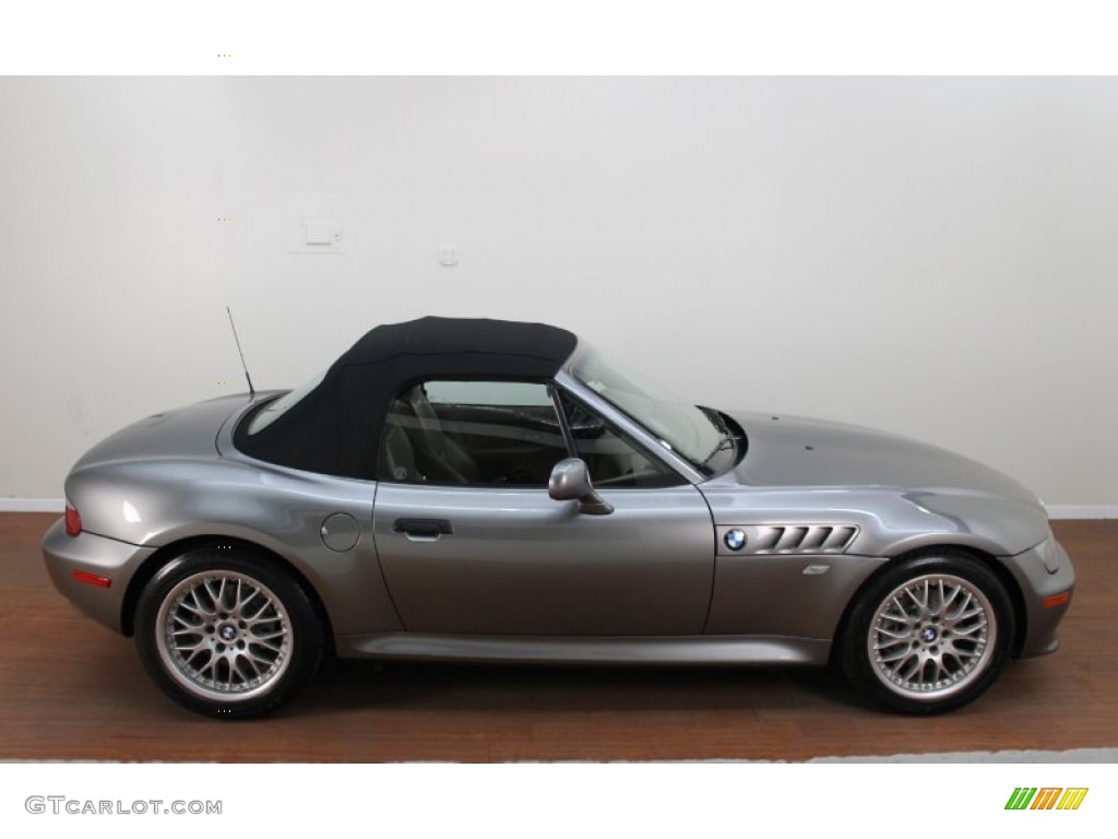 Steel Grey Metallic 2001 BMW Z3 3.0i Roadster Exterior Photo #79106062